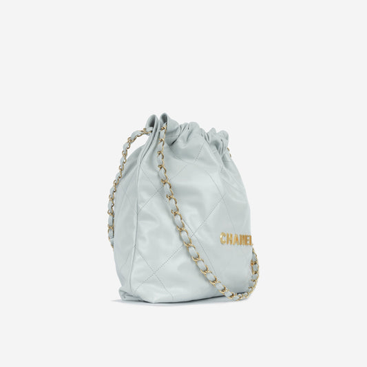 Chanel Small 22 Tote - Light Blue Rovelle Bags