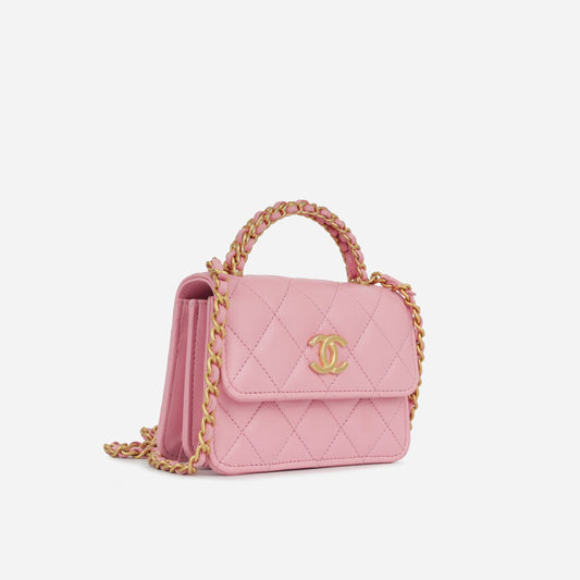 Chanel Seasonal Micro Top Handle Rovelle Bags