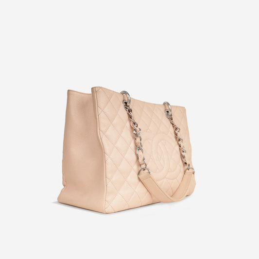 Chanel Shopping Tote Caviar Brown Tote Bag Rovelle Bags