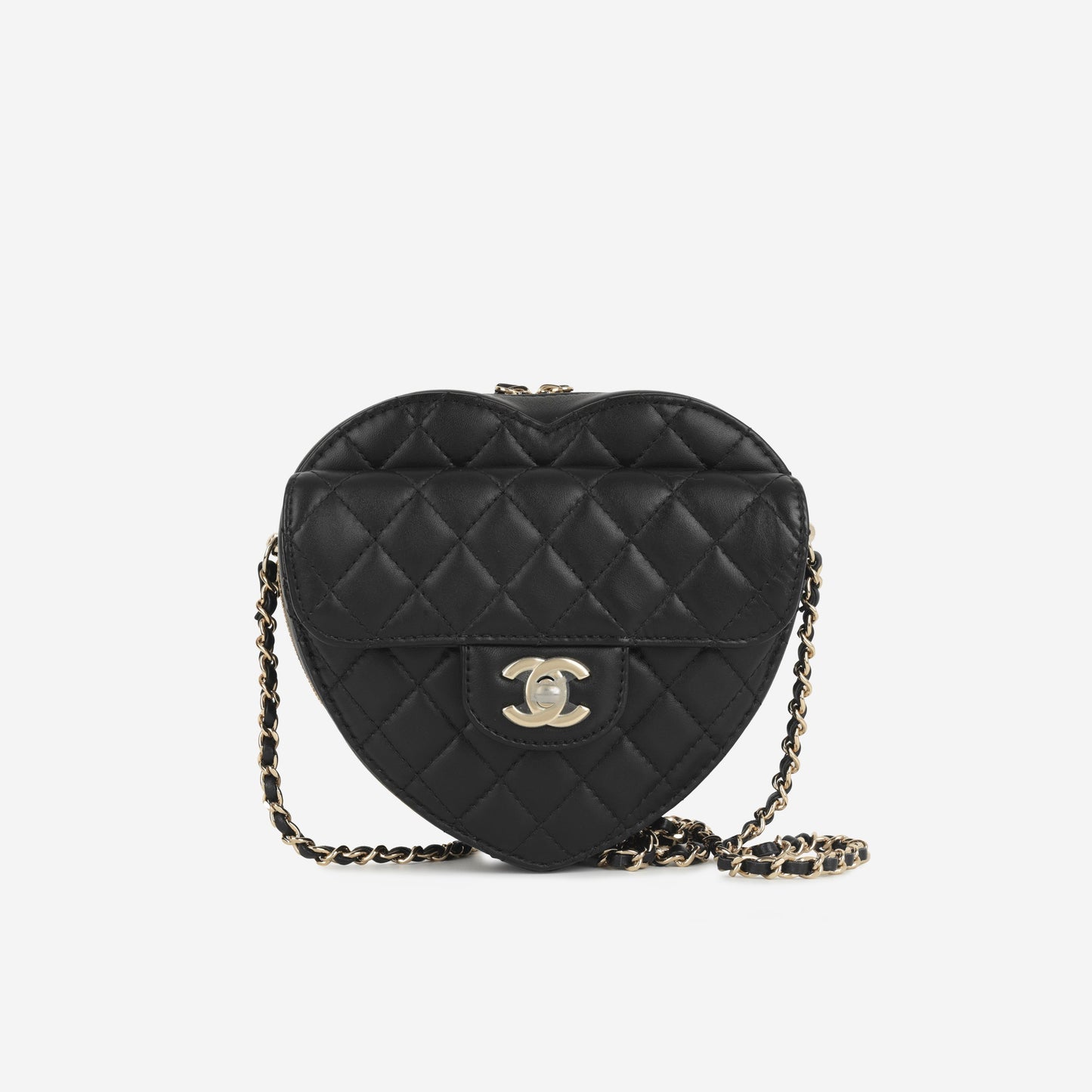 Chanel Luxury Lambskin Black Handbag Style 8 Rovelle Bags