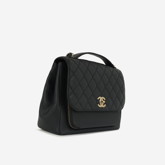 Chanel Timeless Caviar Black Shoulder Bag Rovelle Bags