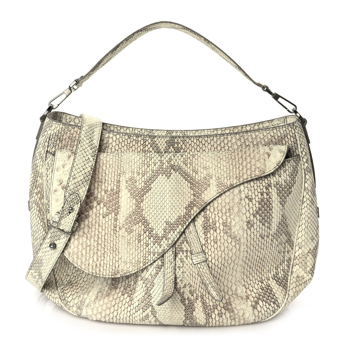 Christian Dior Christian Dior Snakeskin Saddle Soft Bag Rovelle Bags