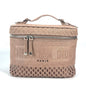 Christian Dior Handbag canvas pink logo mesh vanity bag Women Rovelle Bags
