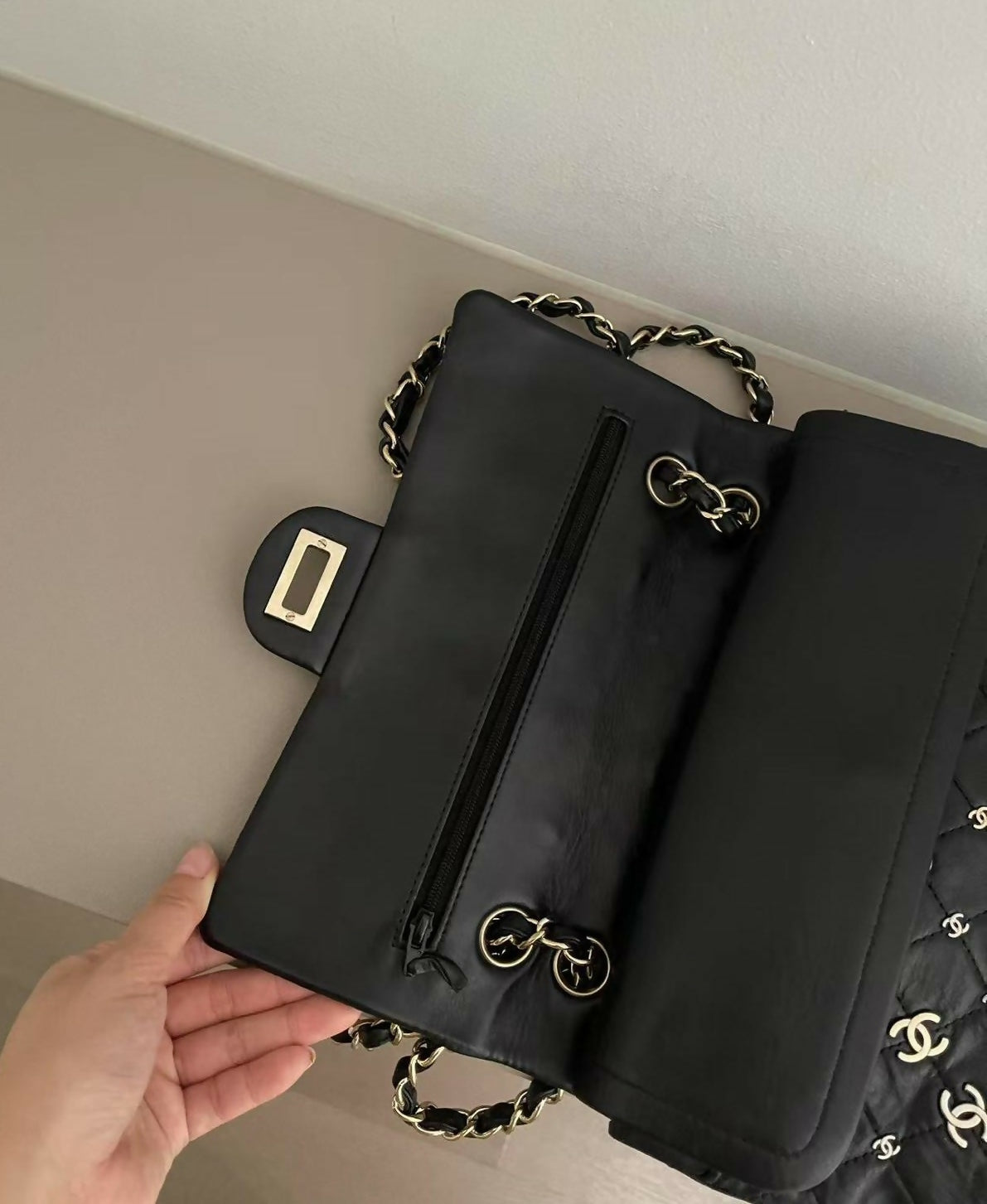 Chanel Medium 2 55 Reissue Punk Cc Charm Flap Bag Rovelle Bags