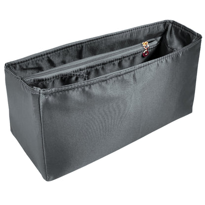 Organizer for [Peekaboo X-Lite Large, Fendi] Bag Insert (Silk, Full-width Zip and Open Pocket) Rovelle Bags