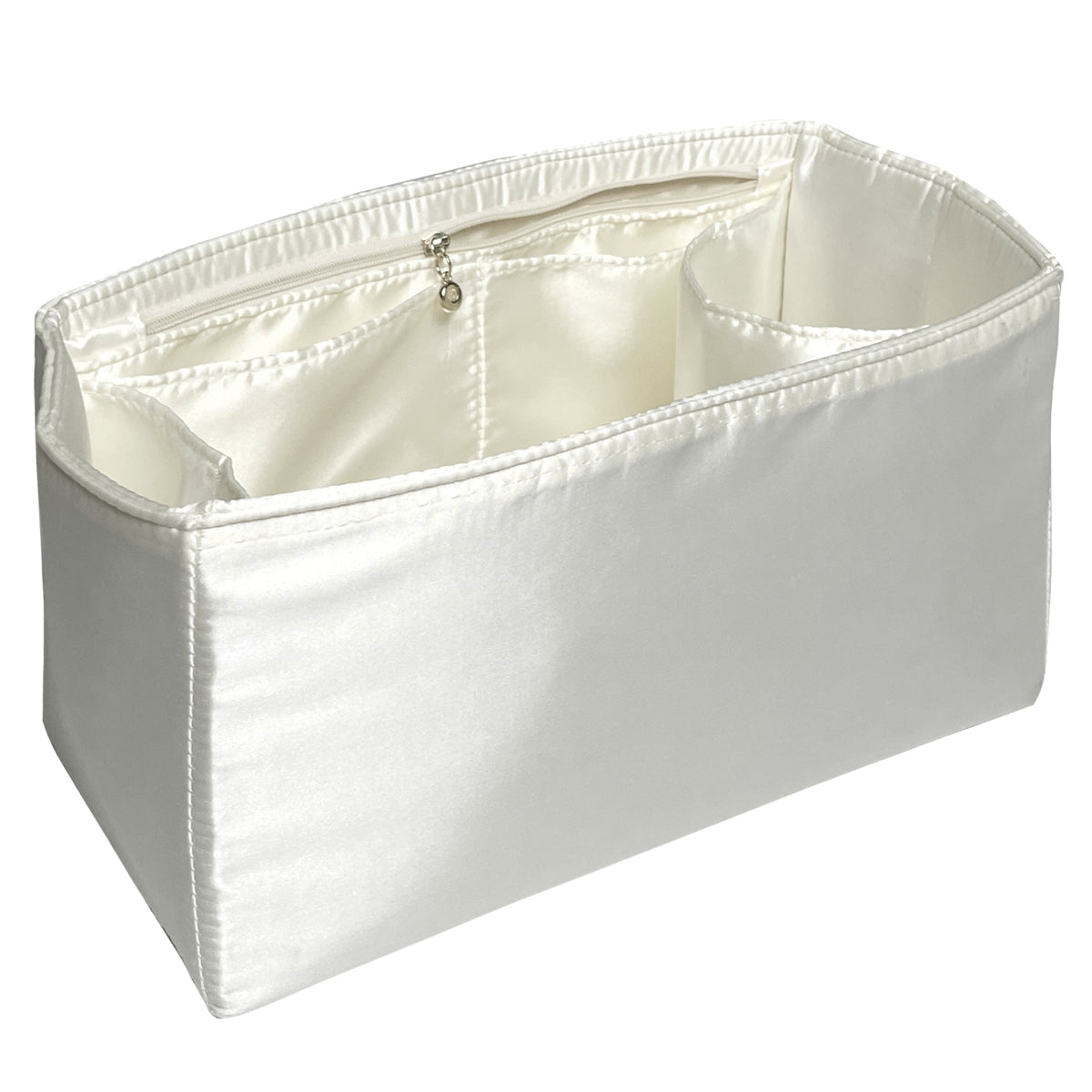 Organizer for [Sunshine Medium, Fendi] Bag Insert (Silk, Full-width Zip and Open Pocket) Rovelle Bags
