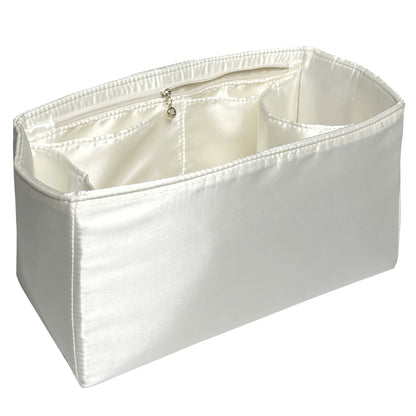 Organizer for [Peekaboo X-Lite Large, Fendi] Bag Insert (Silk, Full-width Zip and Open Pocket) Rovelle Bags