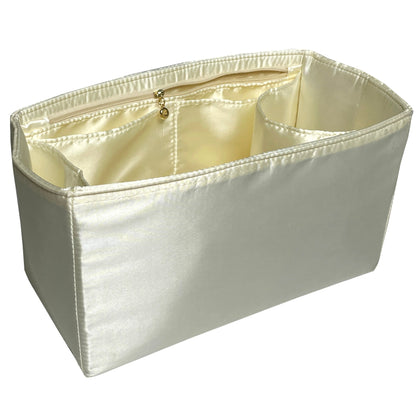Organizer for [Peekaboo X-Lite Large, Fendi] Bag Insert (Silk, Trapezoid Shape with Zip Pocket) Rovelle Bags