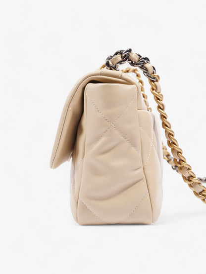 Chanel Chanel 19 Lambskin Beige Shoulder Bag Rovelle Bags