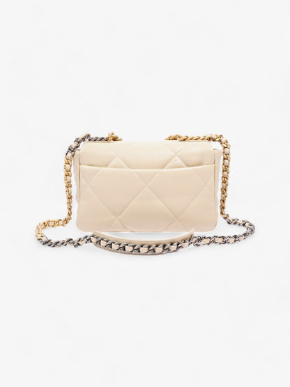 Chanel Chanel 19 Lambskin Beige Shoulder Bag Rovelle Bags