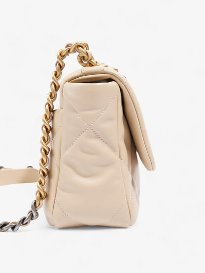 Chanel Chanel 19 Lambskin Beige Shoulder Bag Rovelle Bags