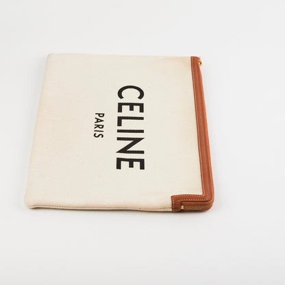 Luxury CELINE Canvas Clutch