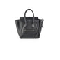 Luxury CELINE Micro Luggage Black Bag