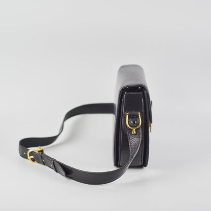 Luxury CELINE Horse Carriage Bag Black