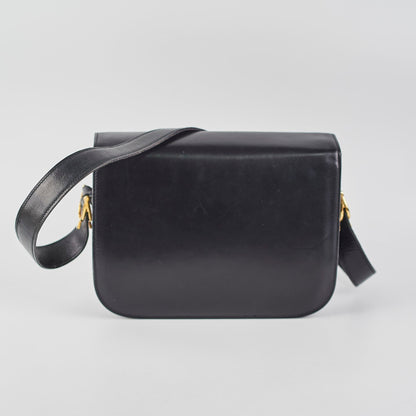 Luxury CELINE Horse Carriage Bag Black