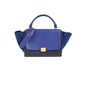 Luxury CELINE Small Trapeze Blue/Black
