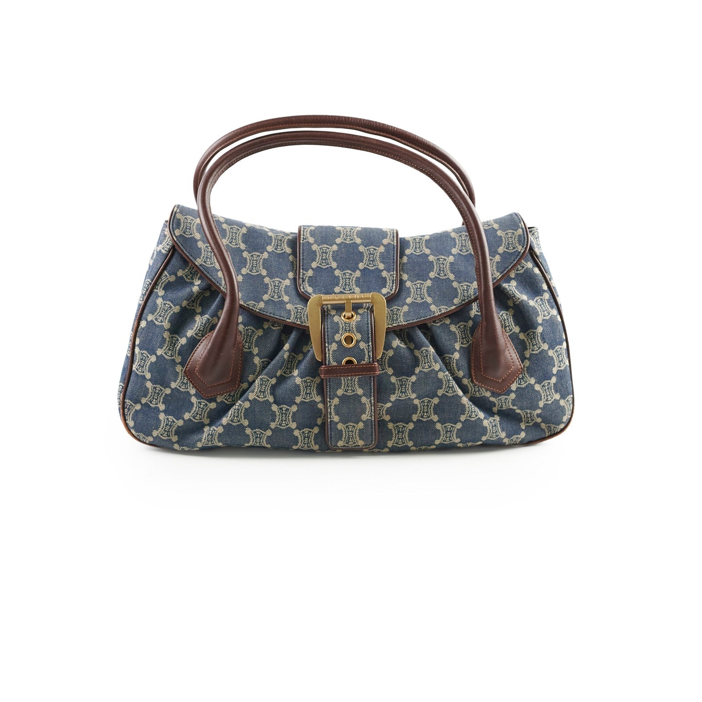 Luxury CELINE Denim Shoulder Bag