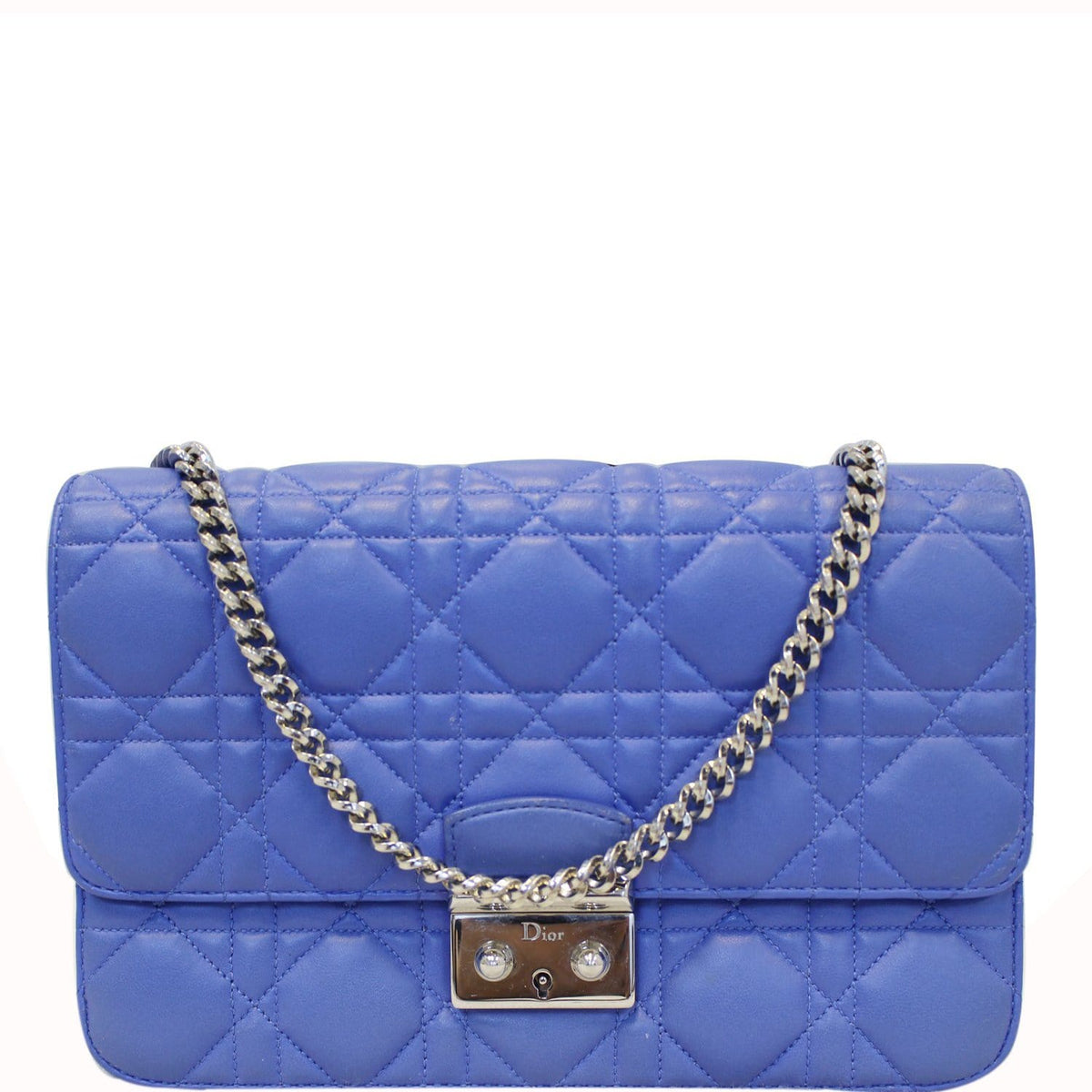 CHRISTIAN DIOR Miss Dior Promenade Cannage Quilted Leather Crossbody Bag Rovelle Bags