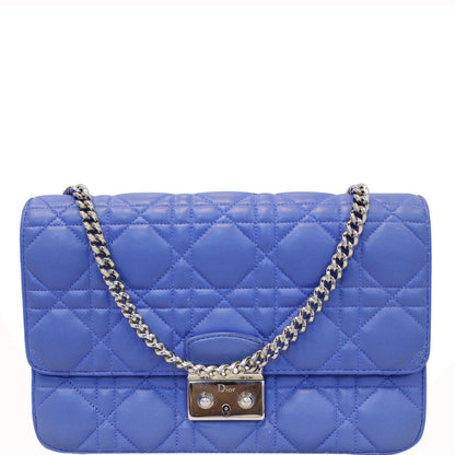 CHRISTIAN DIOR Miss Dior Promenade Cannage Quilted Leather Crossbody Bag Rovelle Bags