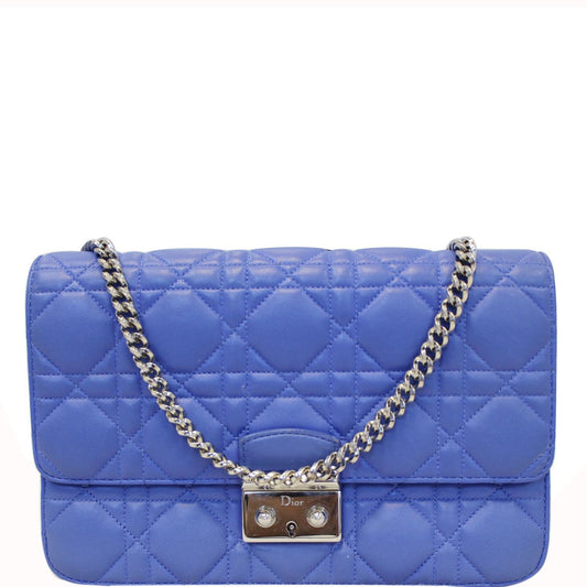 CHRISTIAN DIOR Miss Dior Promenade Cannage Quilted Leather Crossbody Bag Rovelle Bags