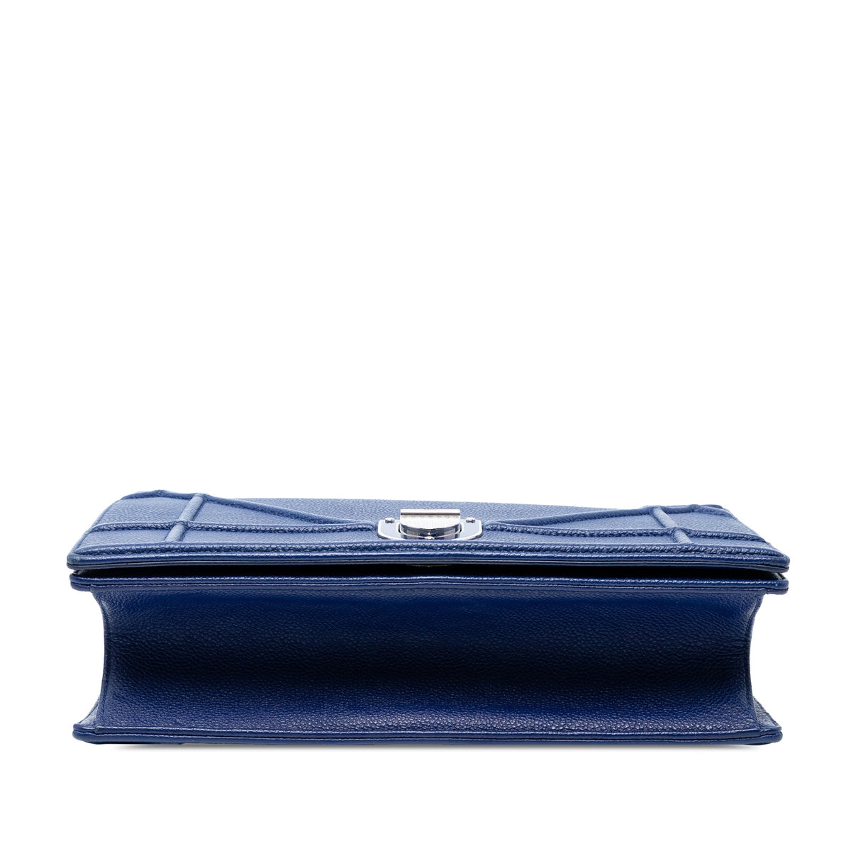 Blue Dior Medium Grained Calfskin Diorama Flap Crossbody Bag Rovelle Bags