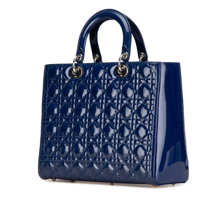 Dior Lady Dior Leather Handbag Rovelle Bags
