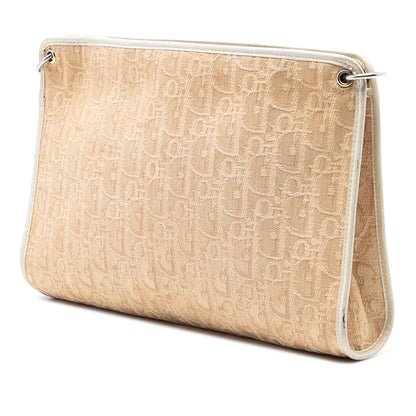 Beige Dior Diorissimo Trotter Canvas Shoulder Bag Rovelle Bags