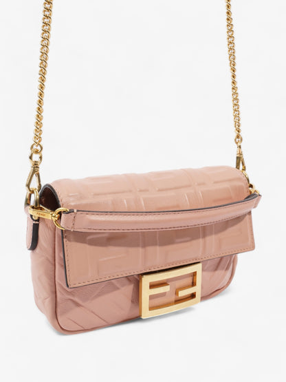 Fendi Baguette Light Rose Nappa Leather Mini Rovelle Bags
