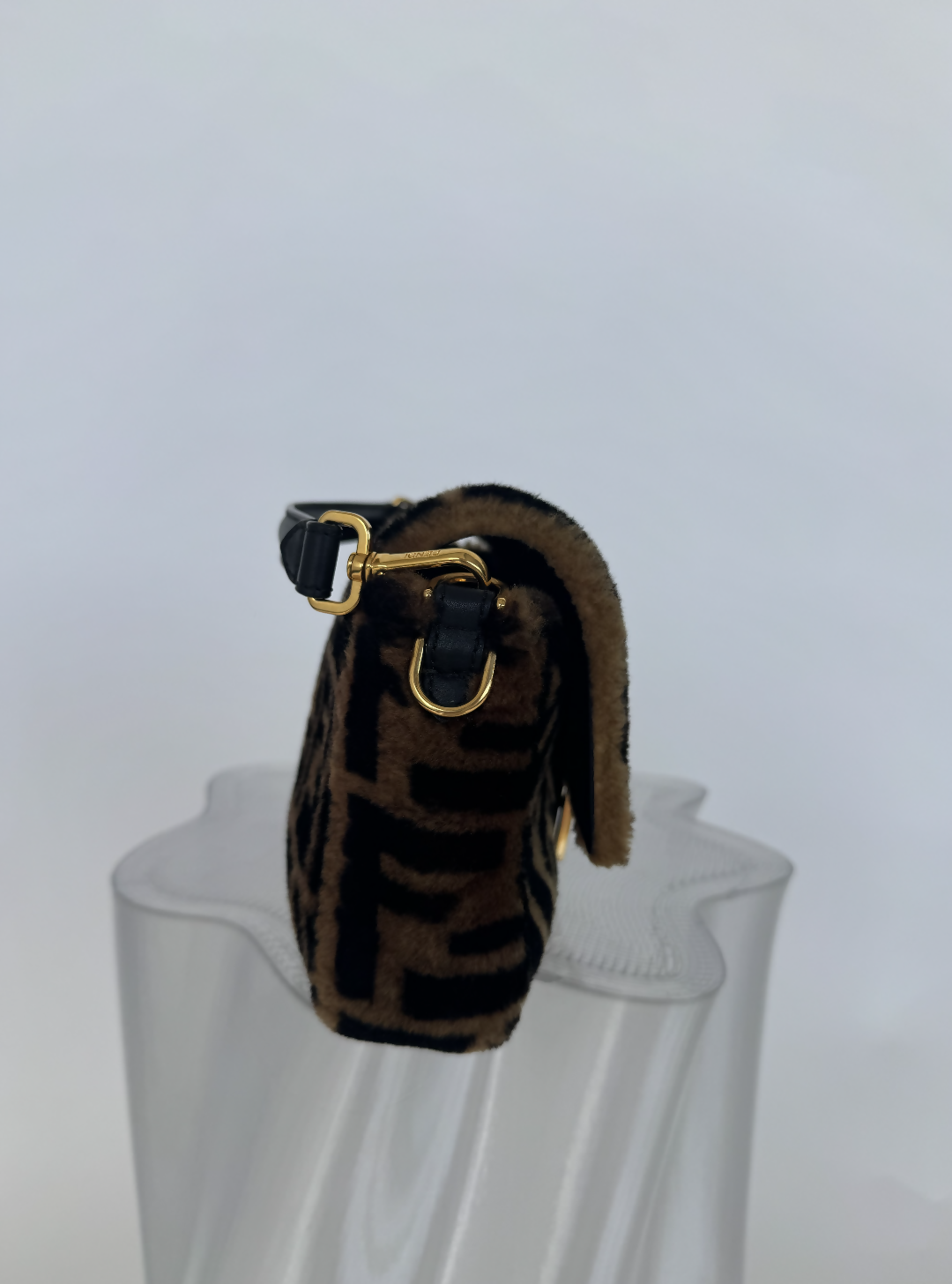 Fendi Zucca Shoulder Bag Brown Rovelle Bags