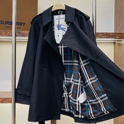 Burberry Throat Lock Cotton Gabardine Trench Coat