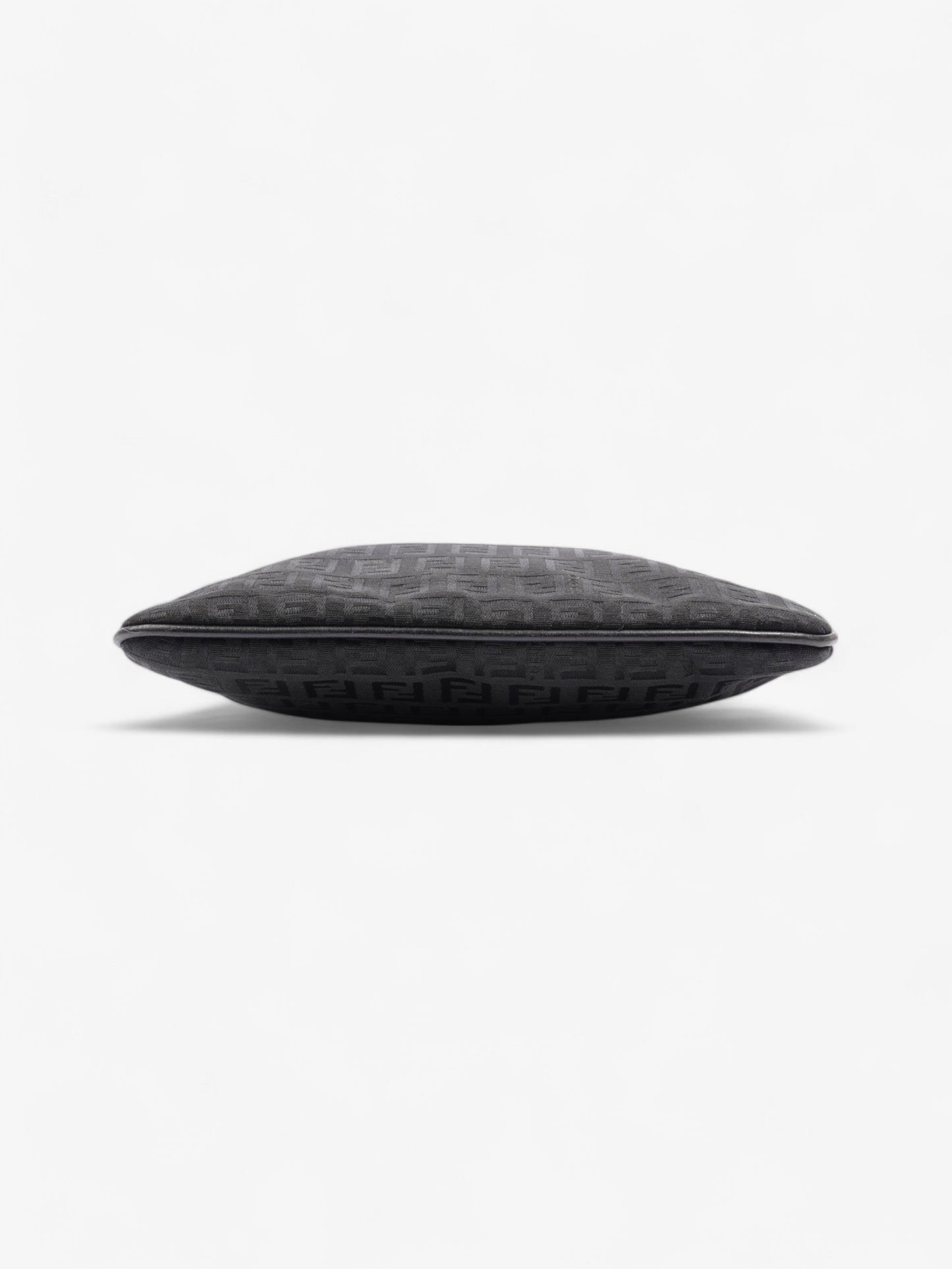 Fendi FF Zucchino Black Canvas Rovelle Bags