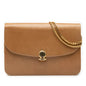 Brown Dior Leather Chain Shoulder Bag Rovelle Bags