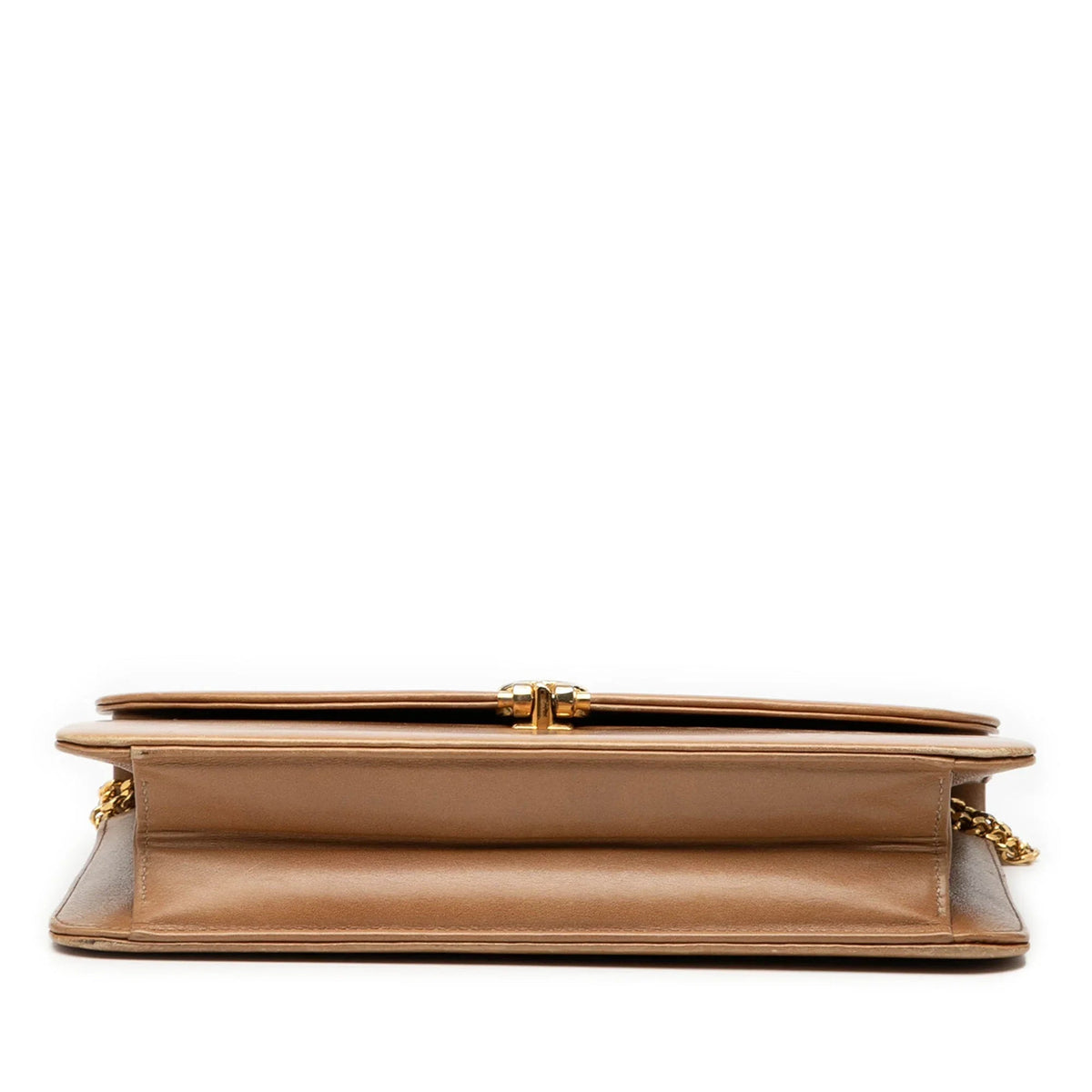 Brown Dior Leather Chain Shoulder Bag Rovelle Bags