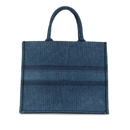 Dior Book Tote Oblique Blue Tote Bag Rovelle Bags