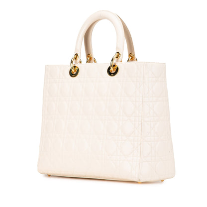 Dior Lady Dior Quilted Leather Handbag Rovelle Bags