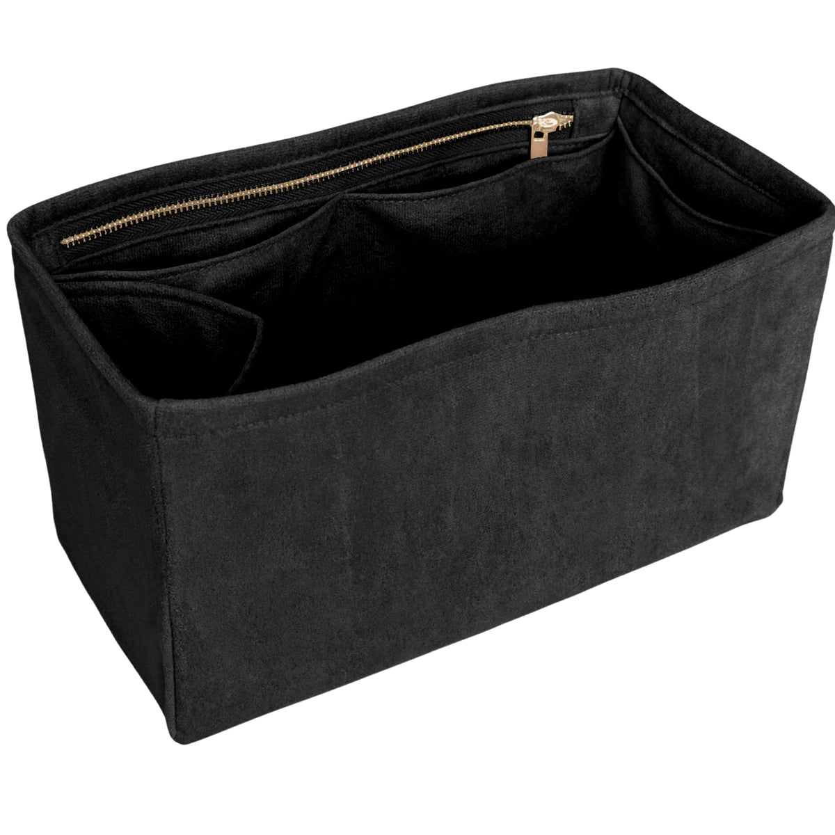 Organizer for [By The Way Selleria Medium, Fendi] Bag Insert (Velvet, Long Zip and Open Compartment) Rovelle Bags