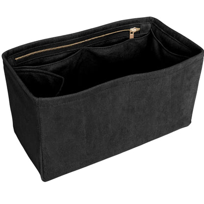 Organizer for [By The Way Selleria Medium, Fendi] Bag Insert (Velvet, Long Zip and Open Compartment) Rovelle Bags