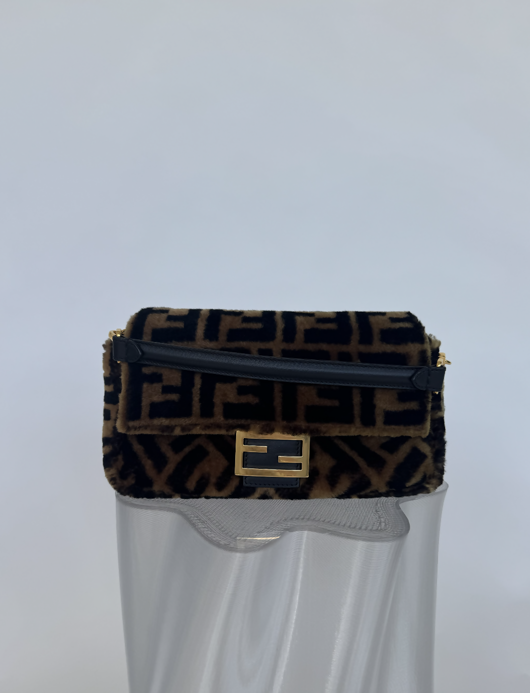 Fendi Zucca Shoulder Bag Brown Rovelle Bags