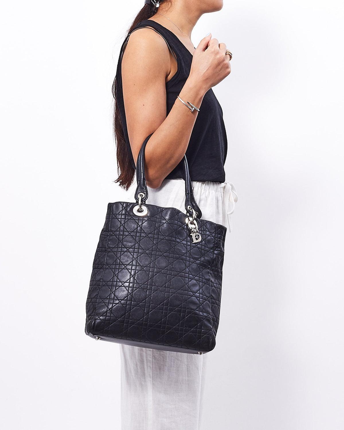 Dior Leather Tote Bag Rovelle Bags