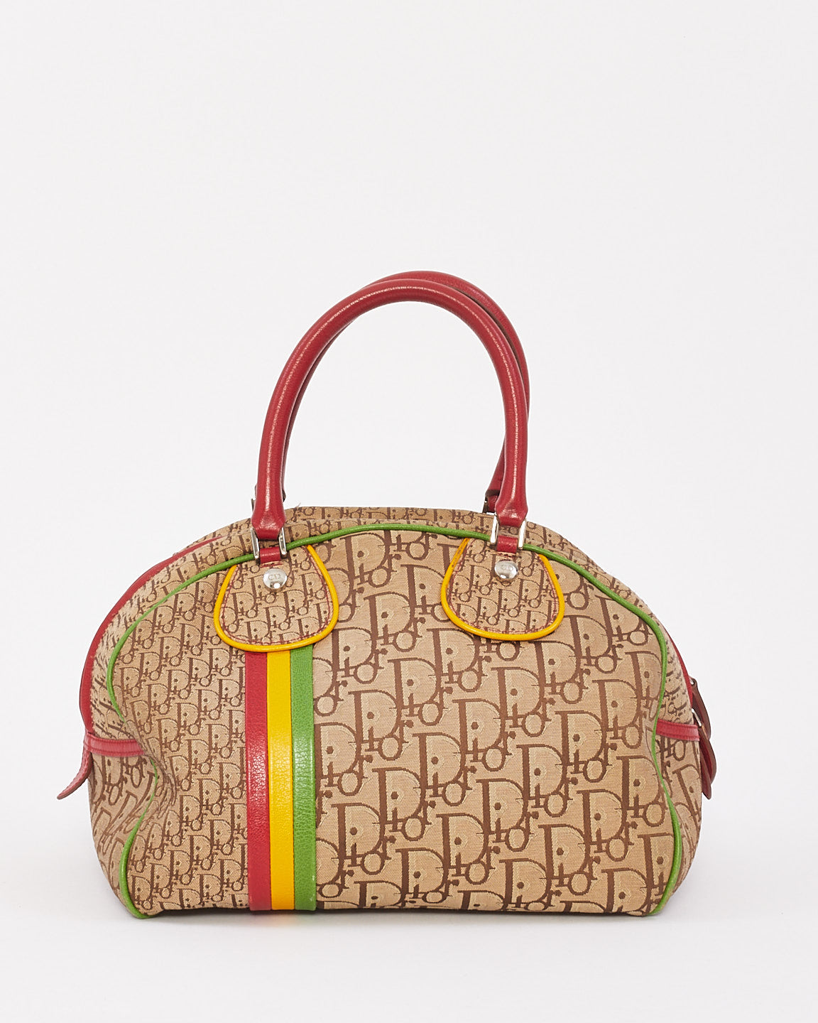 Dior Monogram Canvas Handbag Rovelle Bags