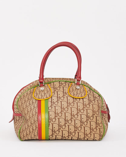 Dior Monogram Canvas Handbag Rovelle Bags