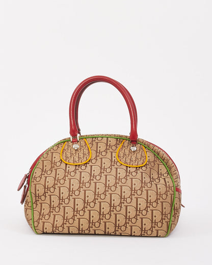 Dior Monogram Canvas Handbag Rovelle Bags
