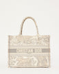 Dior Book Tote Leather Canvas Tote Bag Rovelle Bags
