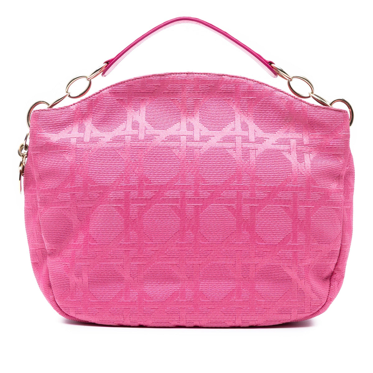Pink Dior Canvas Cannage Hobo Bag Rovelle Bags