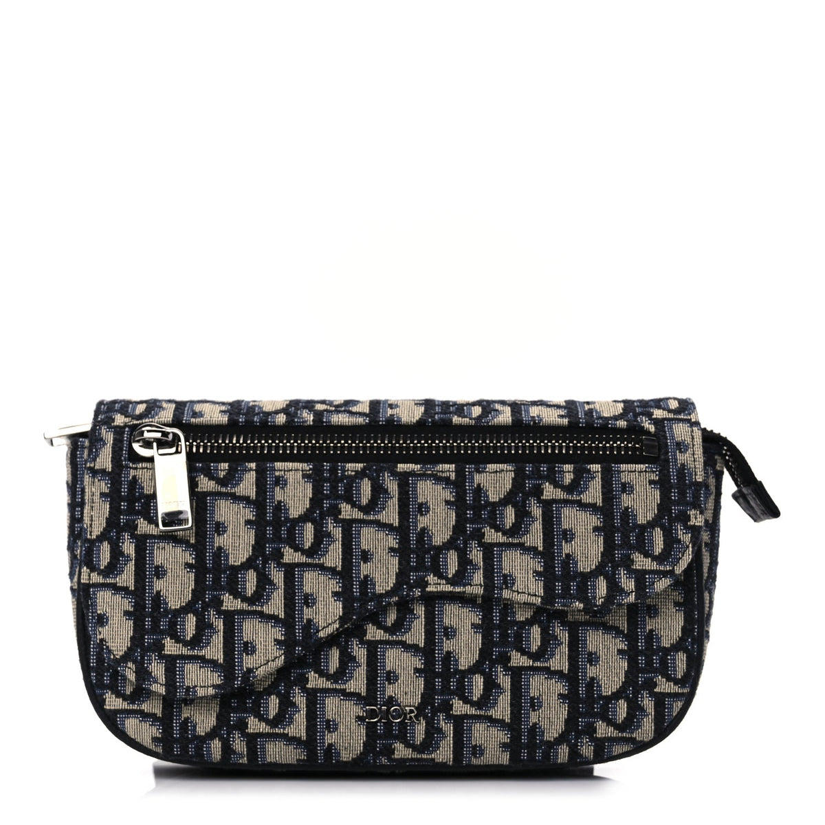 Christian Dior Oblique Arm Pouch Blue Rovelle Bags