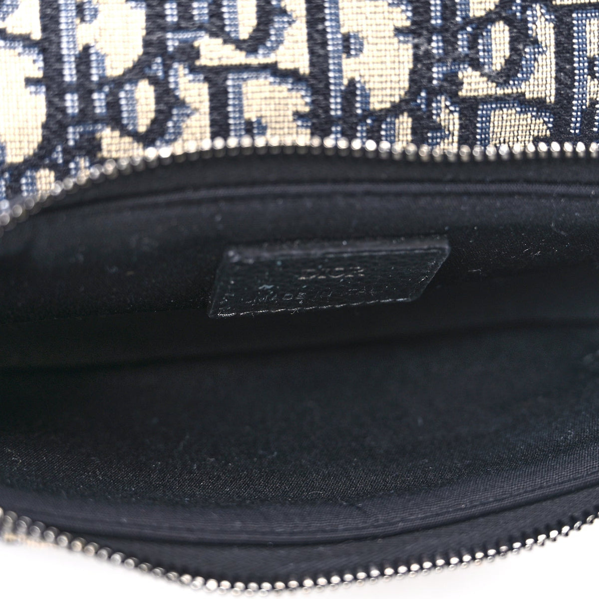 Christian Dior Oblique Arm Pouch Blue Rovelle Bags
