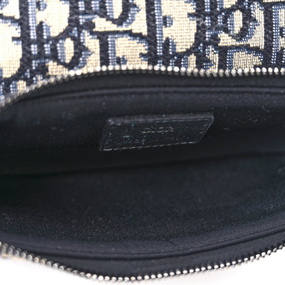 Christian Dior Oblique Arm Pouch Blue Rovelle Bags