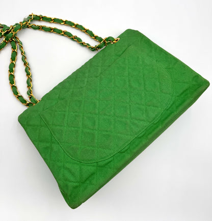 Chanel Luxury Leather Green Shoulder Bag Rovelle Bags
