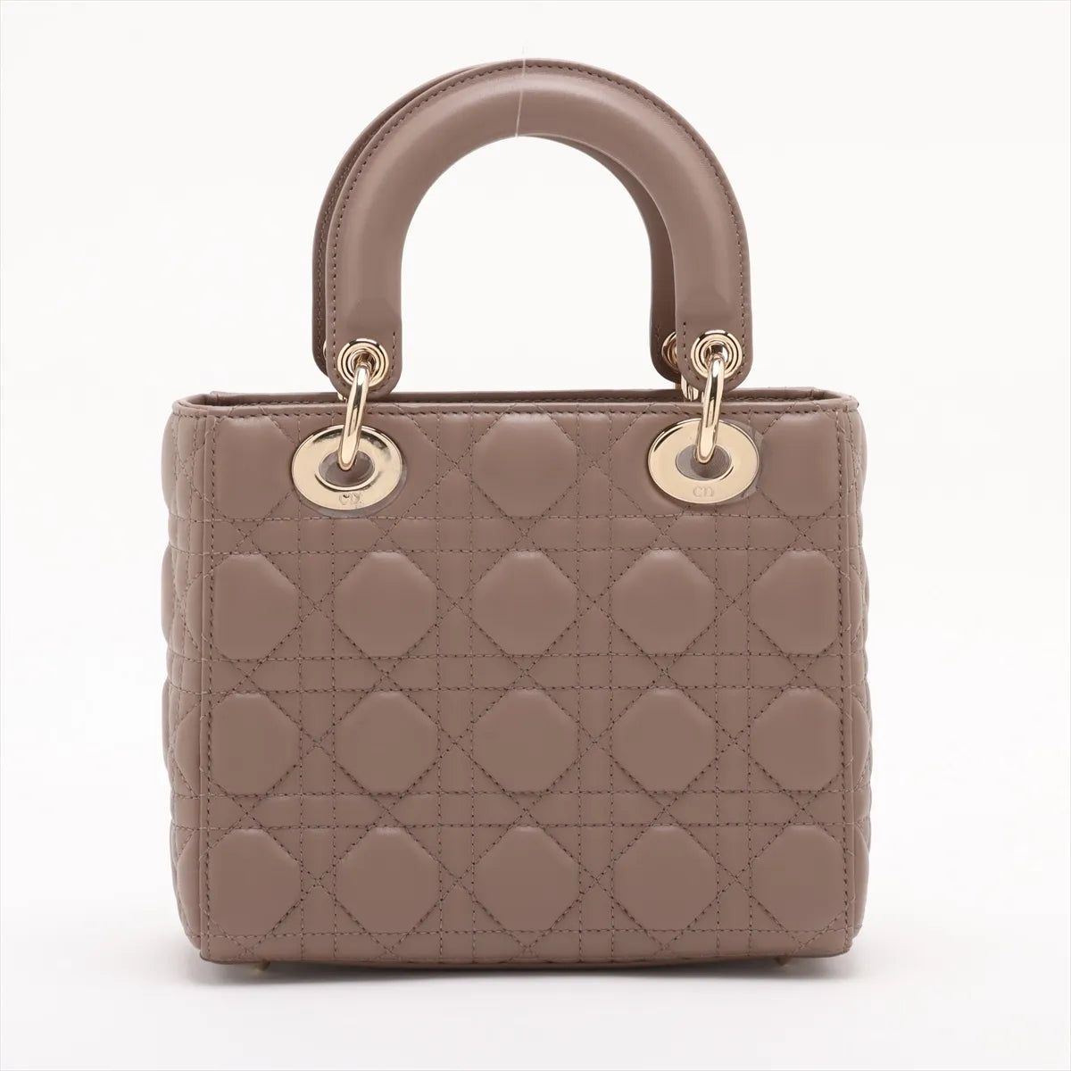 Christian Dior Beige Cannage Lambskin Lady Dior Bag [Clearance Sale] Rovelle Bags