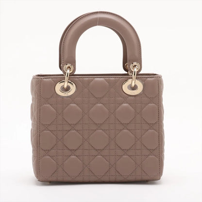 Christian Dior Beige Cannage Lambskin Lady Dior Bag [Clearance Sale] Rovelle Bags
